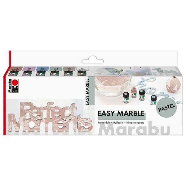 Marabu Easy Marble Sett Pastell