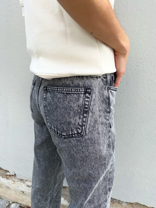 Terrence Tomboy Jean - Washed Black  - Image 5
