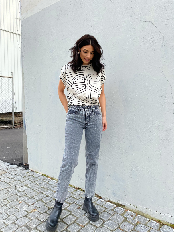Terrence Tomboy Jean - Washed Black  - Image 6