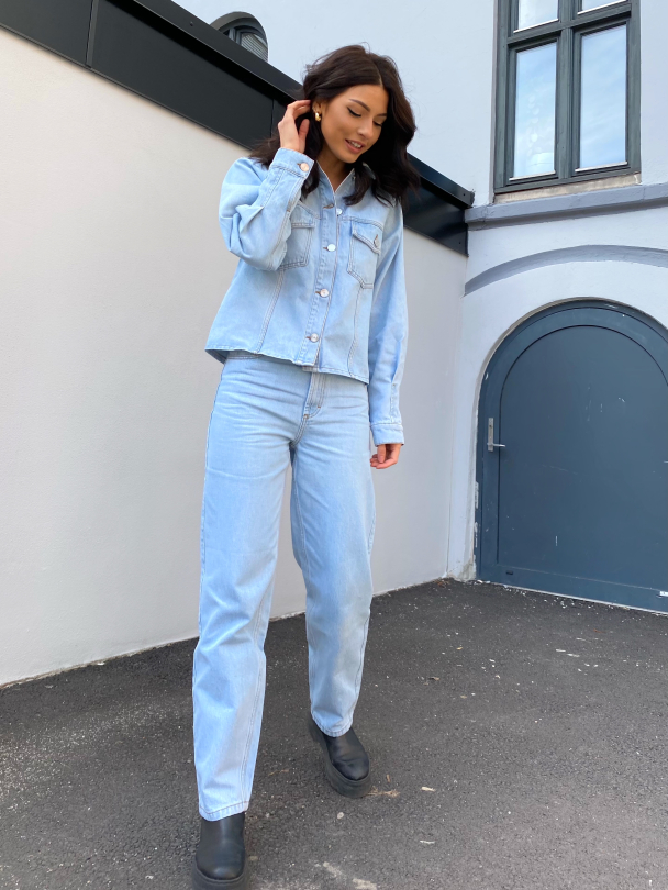Dacy Straight Jeans - Light Blue Vintage - Image 5