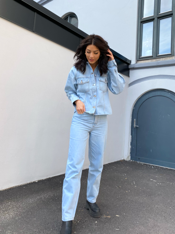 Dacy Straight Jeans - Light Blue Vintage - Image 6