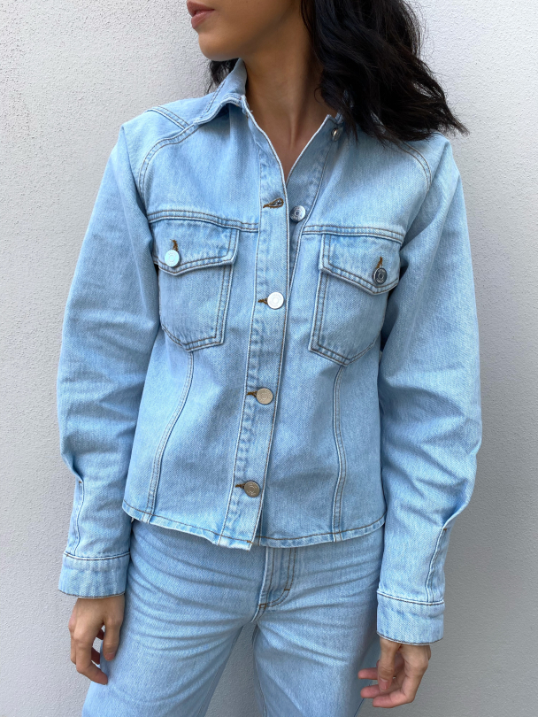 Dacy Shirt - Light Blue Vintage  - Image 1