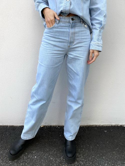 Dacy Straight Jeans - Light Blue Vintage