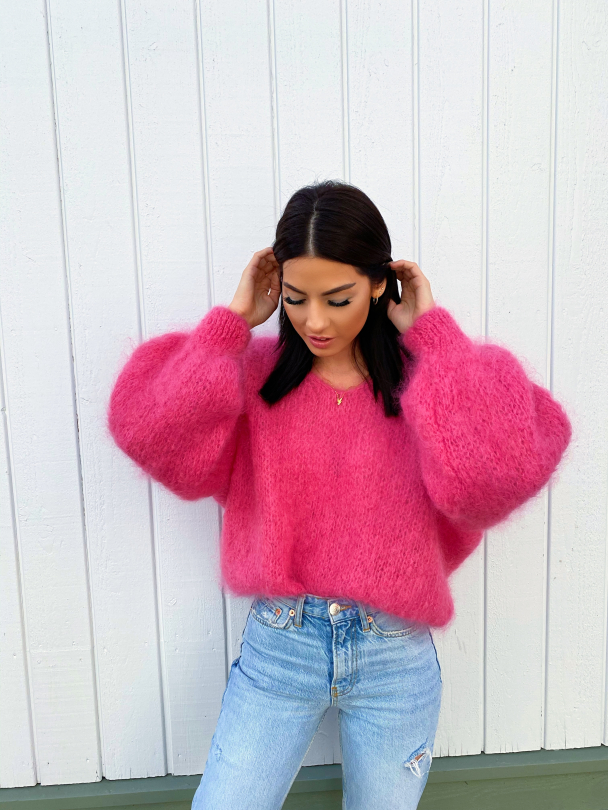 Milana Mohair Knit - Pink - Image 2