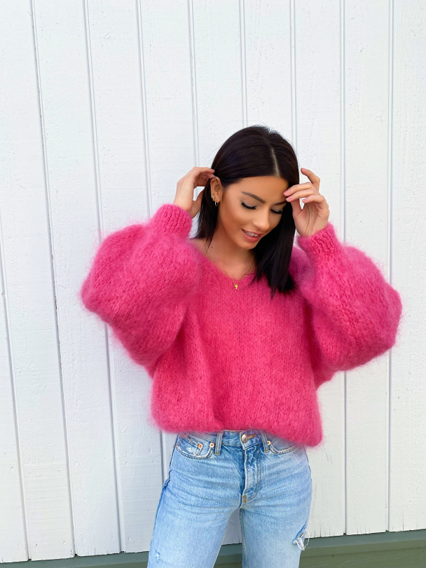 Milana Mohair Knit - Pink - Image 3
