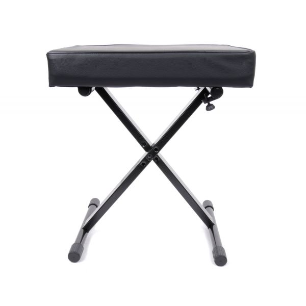 PIANOBENK MORGAN SORT M/JUSTERING