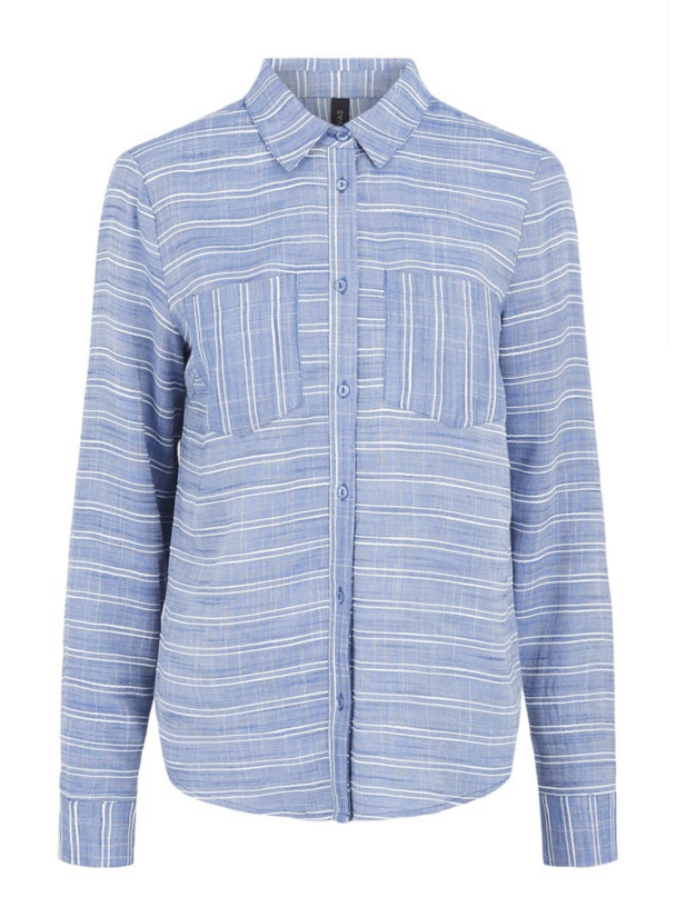 Elma Shirt - Blue Stripes - Image 2