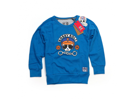 BOBBY BOLT POLICE SWEATER BLUE