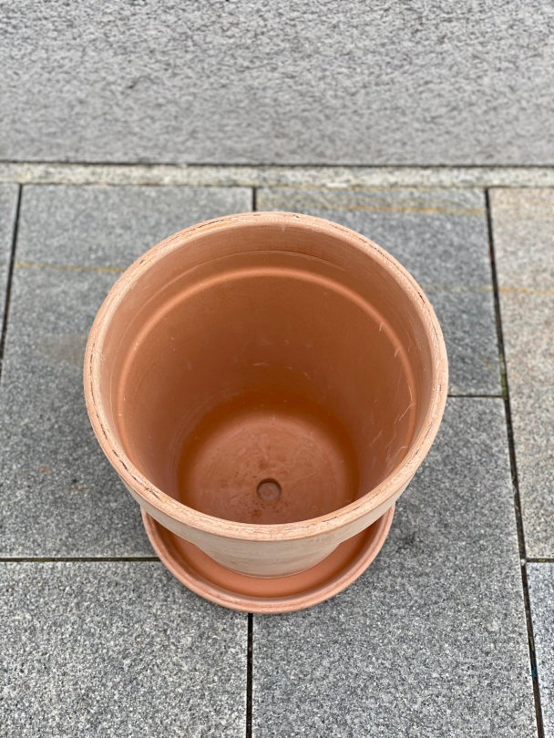 Terrakotta potte 31cm - inkl underfat - Image 3