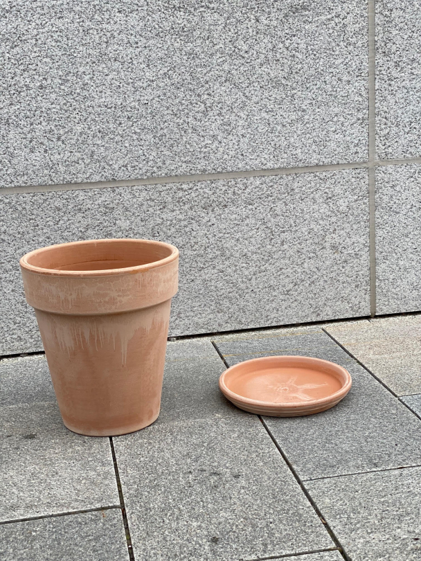 Terrakotta potte 31cm - inkl underfat - Image 5