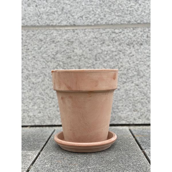 Terrakotta potte 21cm - inkl underfat