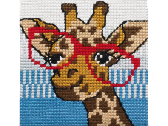Barnebroderi - Giraff
