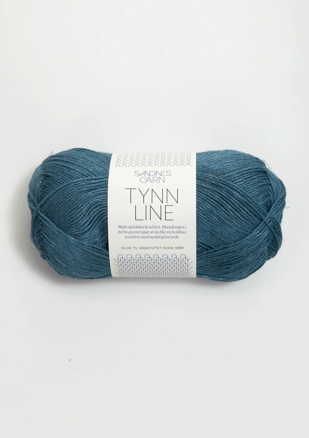 Tynn Line 6554 Petrol - Sandnes Garn