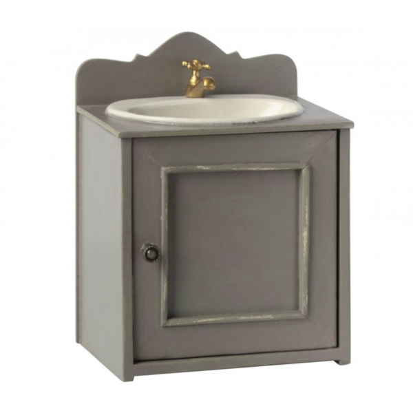 Maileg miniature bathroom sink, Vask med skap