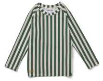 Noah Swim Tee - Stripe Garden Green/Sandy