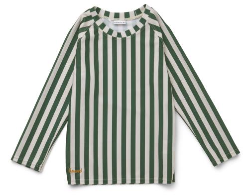 Liewood | Noah Swim Tee - Stripe Garden Green/Sandy