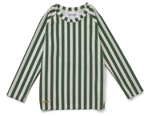 LIEWOOD - NOAH SWIM TEE STRIPE GARDEN GREEN/SANDY