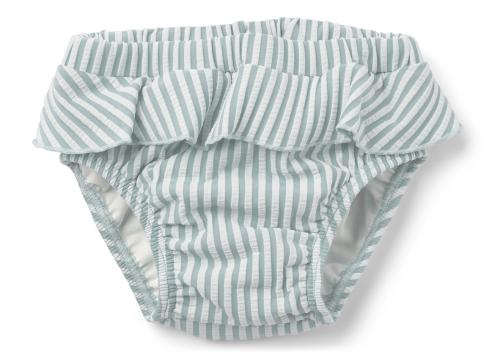 Liewood | Elise Baby Swim Pants Seersucker - Stripe Sea Blue/White