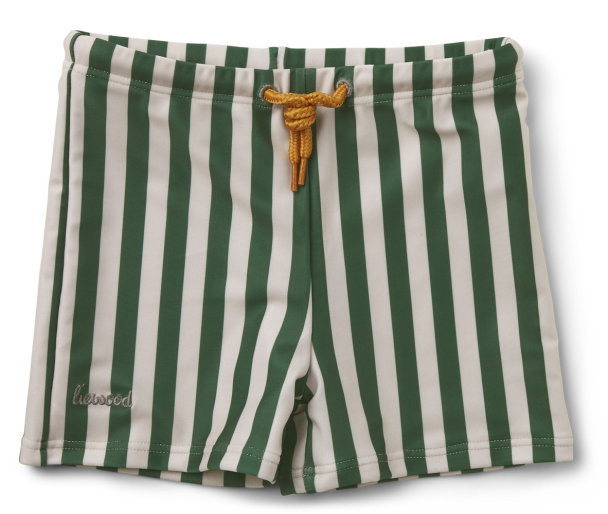 Otto Swim Pants - Stripe Garden Green/Sandy - Image 1