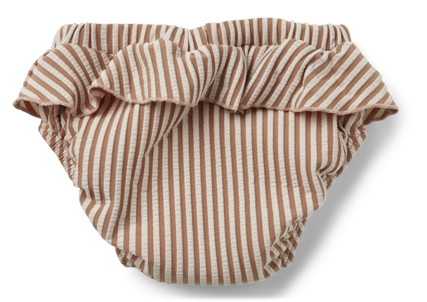 Elise Baby Swim Pants Seersucker - Stripe Tuscany Rose/Sandy - Image 2