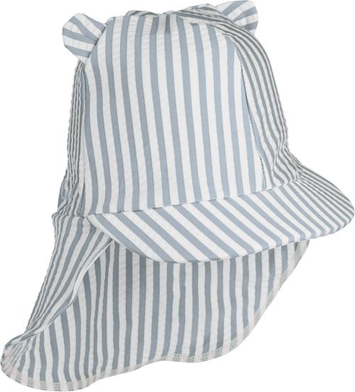 LIEWOOD - SENIA SUN HAT SEERSUCKER Y/D STRIPE SEA BLUE/WHITE