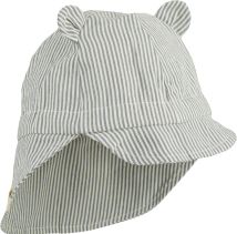Liewood | Gorm Solhatt - Y/D Stripe Blue Wave/Creme