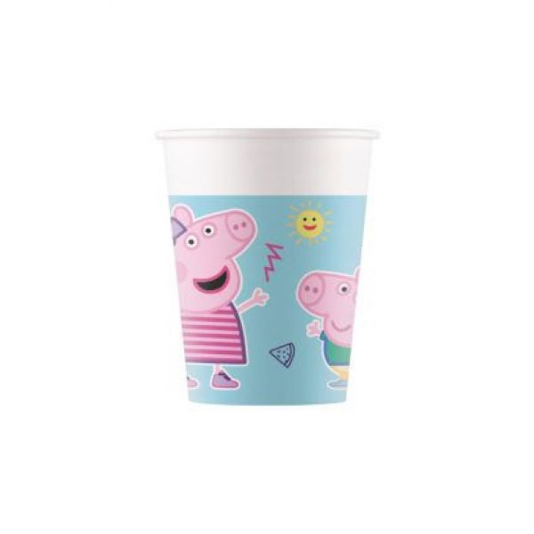 Drikkekrus i Papp, Peppa Pig Compostable 8 stk 