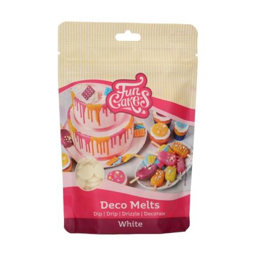 Candy Deco melts Hvit, 250 g FC 