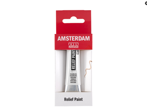 Amsterdam Relief Paint 20ml – 120 Colourless