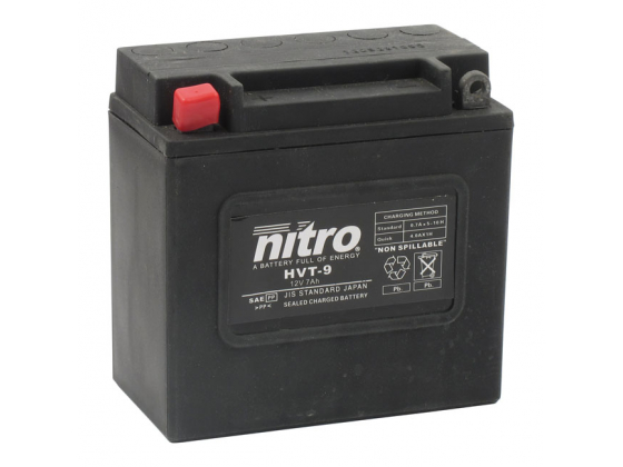 NITRO AGM HVT 9  BATTERY 70-78 XL; 71-78 FX(NU) (KICKSTART MODELS ONLY)