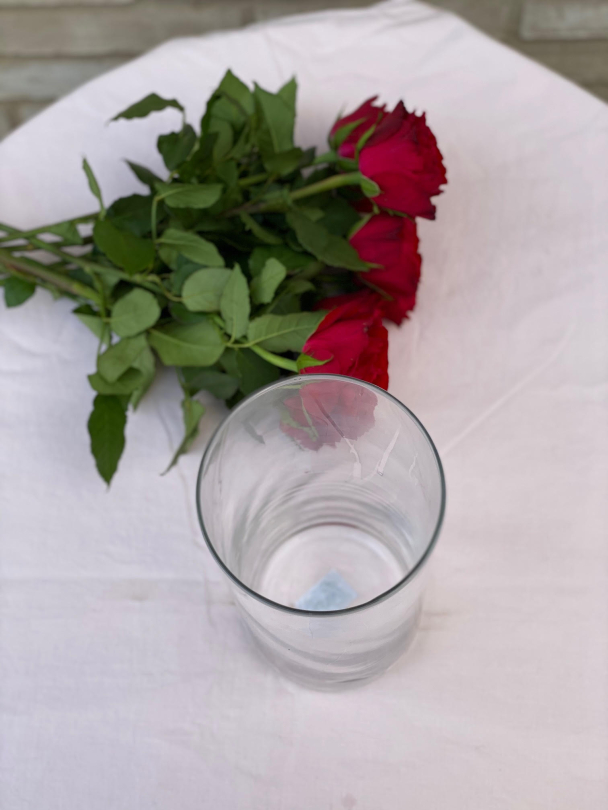 Klassisk glass vase - H:25cm/D:11cm - Image 1