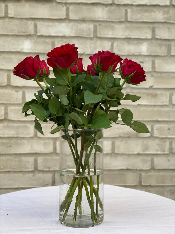 Klassisk glass vase - H:25cm/D:11cm - Image 3