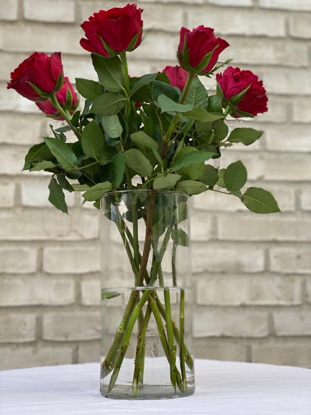 Klassisk glass vase - H:25cm/D:11cm - Image 7