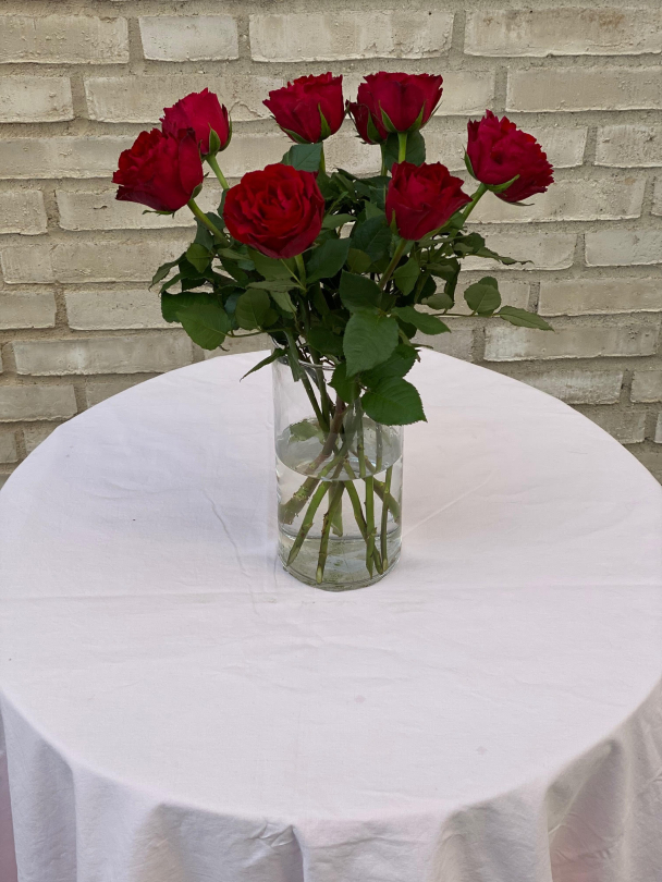 Klassisk glass vase - H:25cm/D:11cm - Image 9