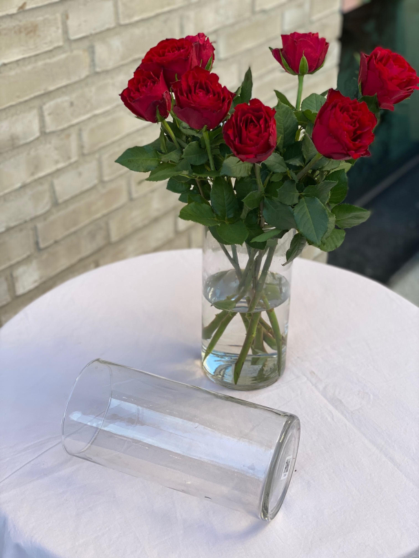 Klassisk glass vase - H:25cm/D:11cm - Image 10