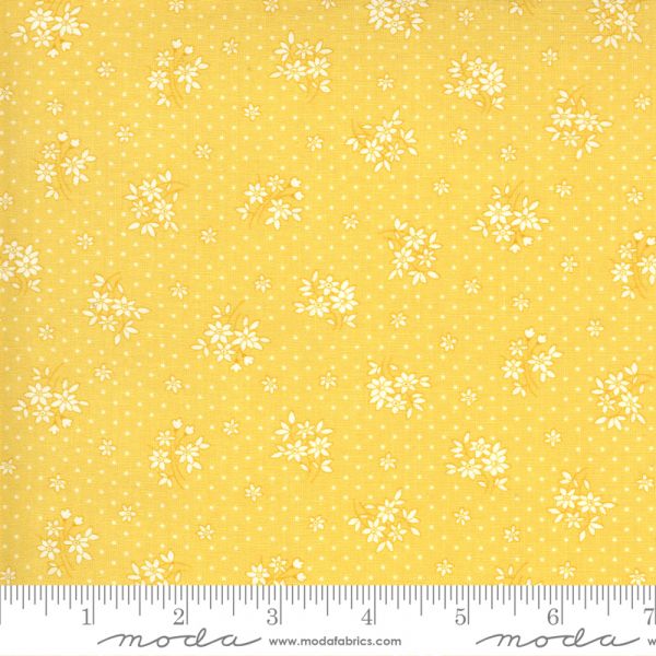 30's playtime yellow floral