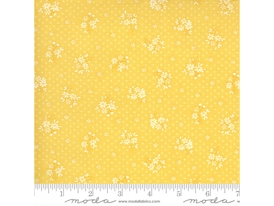 30's playtime yellow floral
