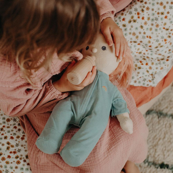 Olli Ella | Dinkum Doll Pyjamas - Sky - Image 4