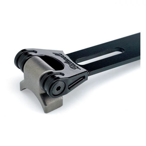 BILTWELL, SOLO SEAT HINGE. BLACK CHROMOLY