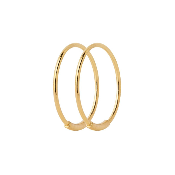 BASIC HOOP 16 GOLD