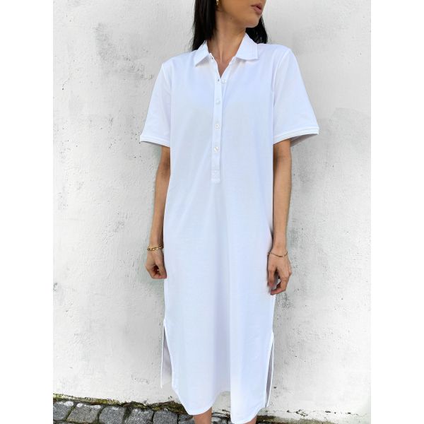 Santo Polo Dress - White 