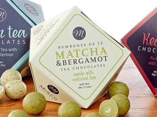 Matcha & Bergamot tea chocolates