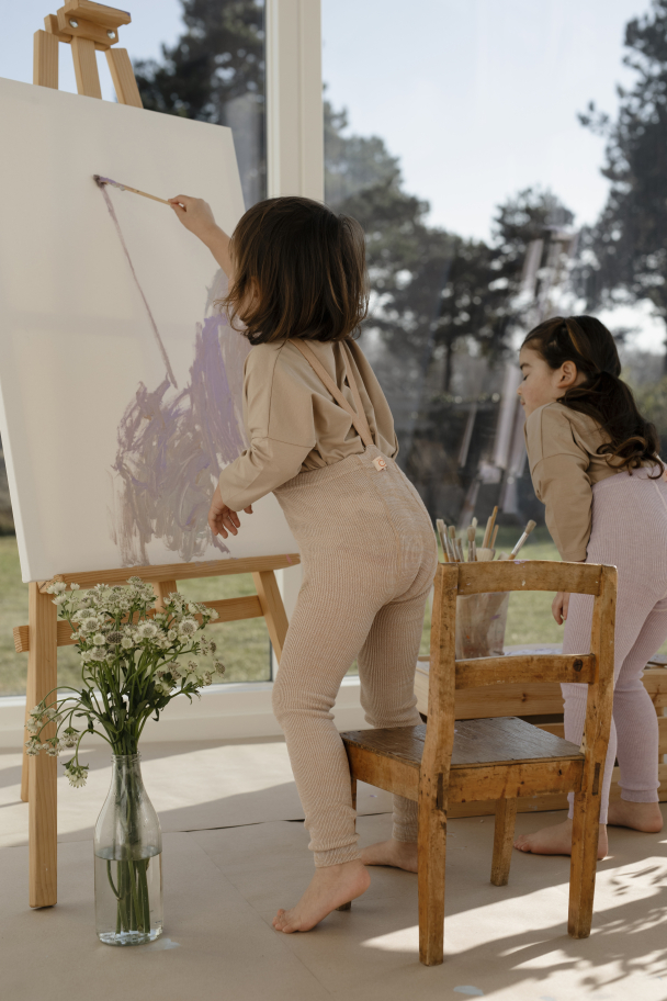 Footless Tights - Silverly Brown - Image 4