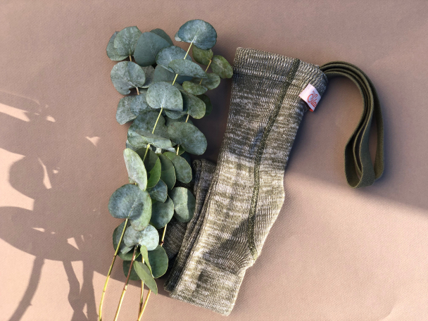 Footless Tights - Creamy Olive - Image 4