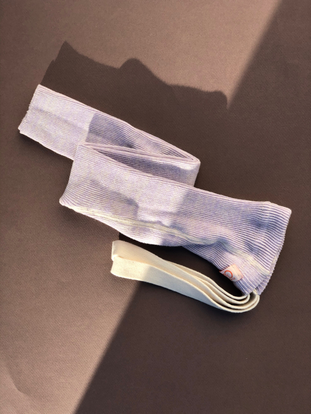 Footless Tights - Creamy Lavender - Image 4