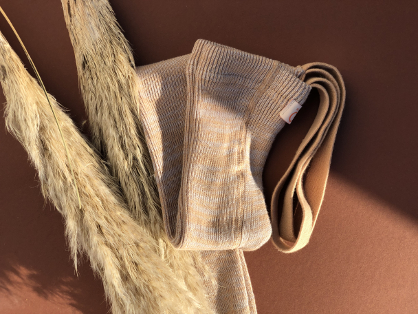 Footless Tights - Silverly Brown - Image 5