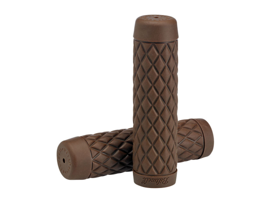 BILTWELL 1" TPV GRIPS TORKER CHOCOLATE