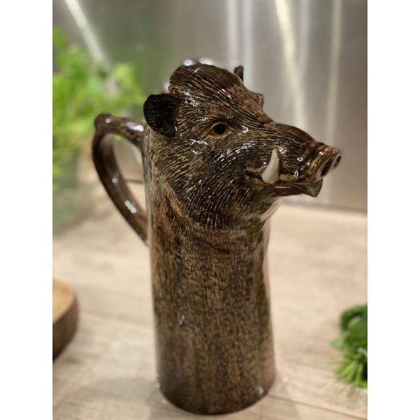  Villsvin mugge karaffel - Quail ceramics (Wild Boar Jug)