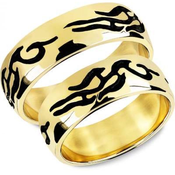 Snorre ring (gull) - Tribalmønster