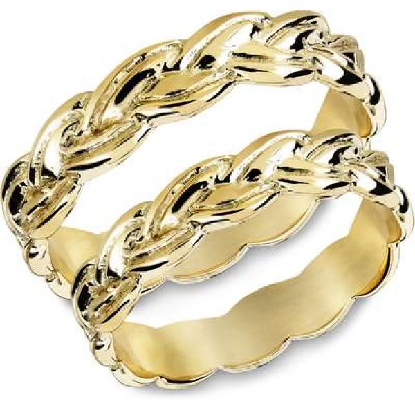 Snorre ring (gull) - Flettemønster fra vikingtiden